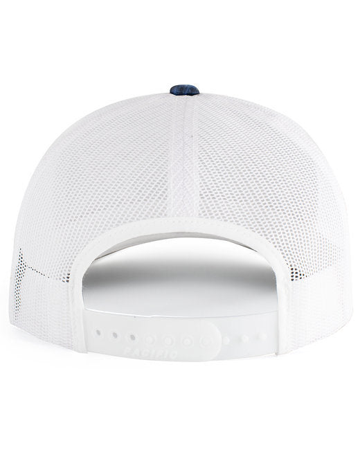 Pacific Headwear 107C Snapback Trucker Hat Doba